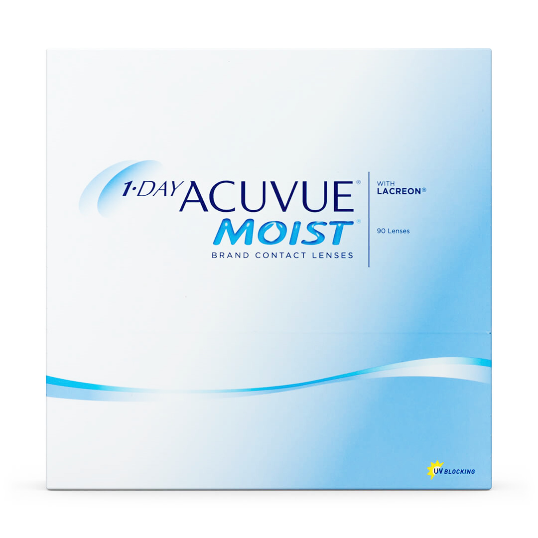 1DAY ACUVUE® MOIST (90 Pack) Shop Contact Lenses 360