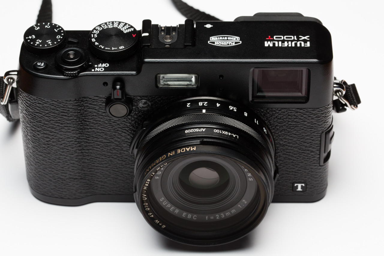 My Fujifilm X100T Adventure — A front view with the hood