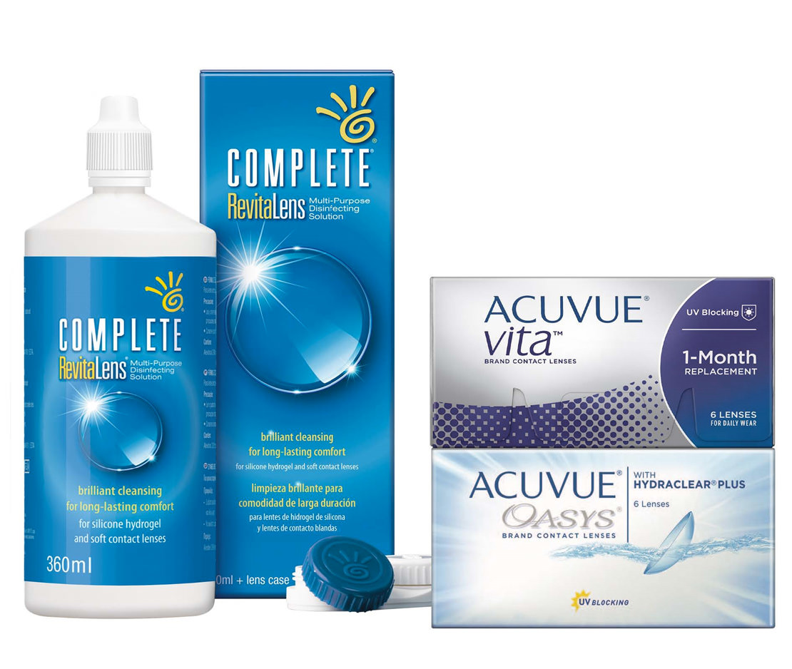 Contact Lens Solution for Cleaning your Contacts ACUVUE
