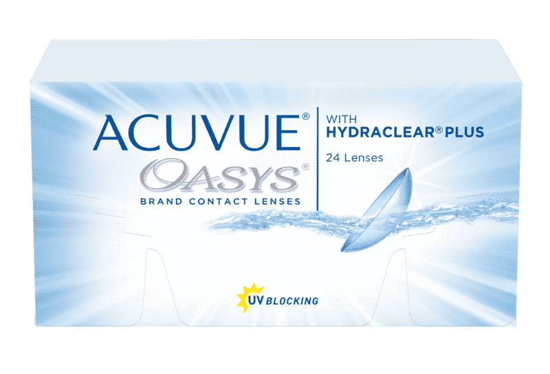 ACUVUE® OASYS® 2WEEK with HYDRACLEAR® PLUS Contact Lenses