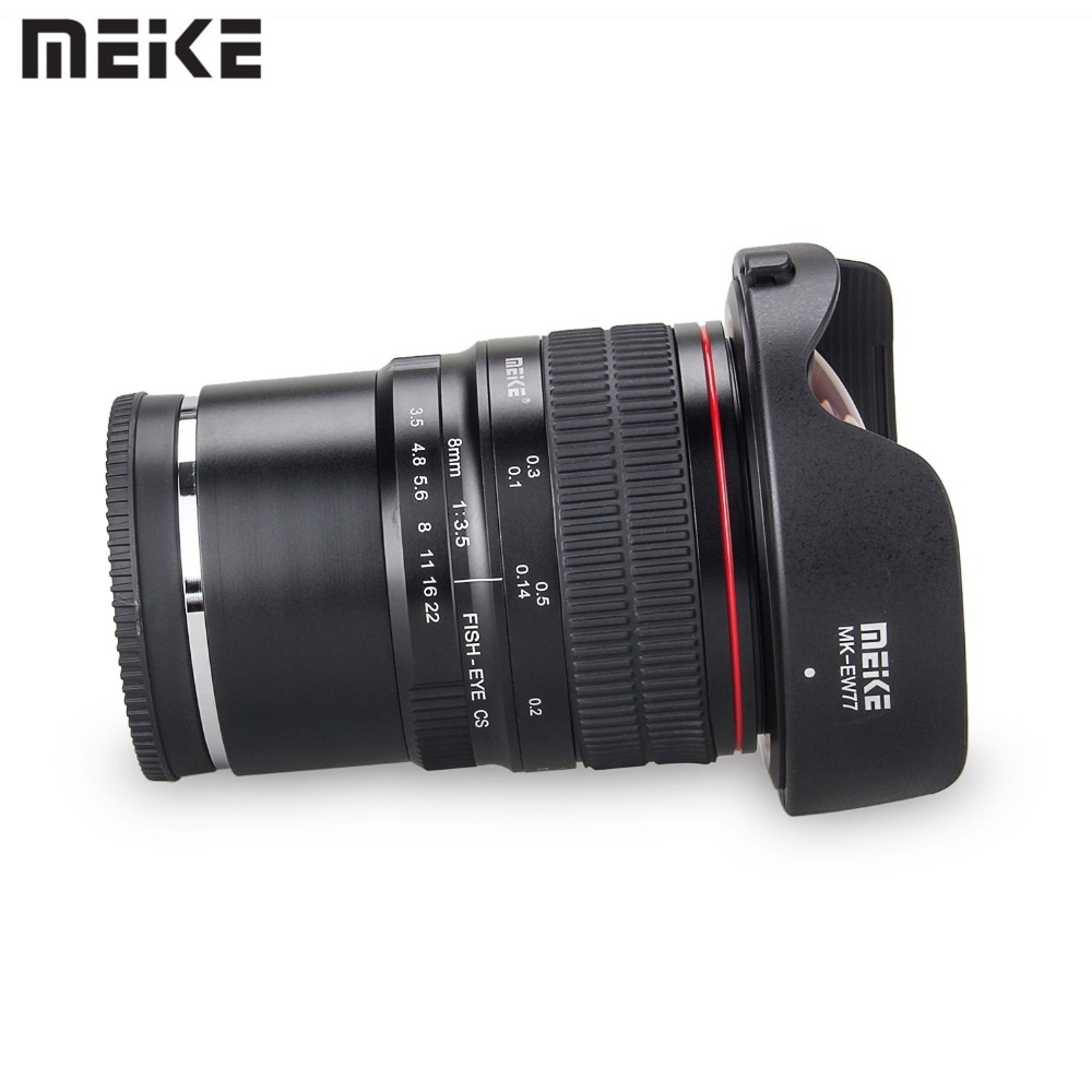 Meike 8mm f/3.5 Wide Angle Fisheye Lens Camera Lenses for