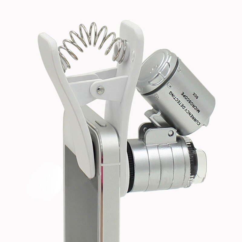 Mobile Phone Microscope Magnifier Lens 60X Optical Zoom