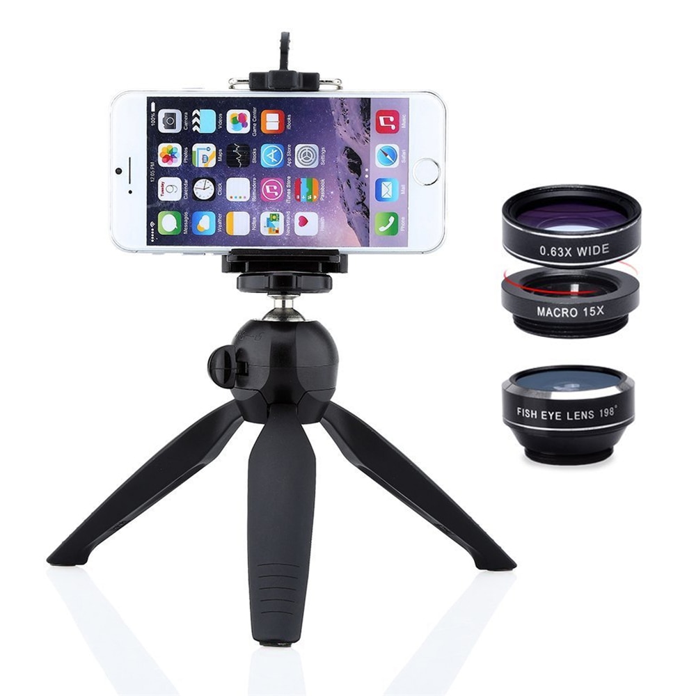 Universal Clips 3in1 Fish eye Wide Angle Macro Lens