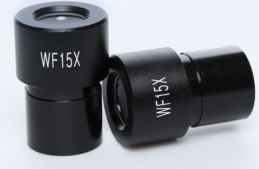 2PCS/lot 15X biological Microscope eyepiece lens widefield
