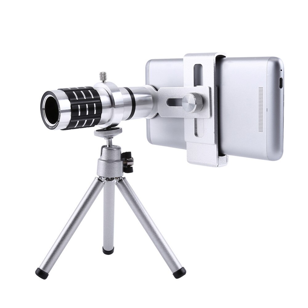 12X Zoom Camera Telephoto Telescope Lens + Mount Tripod