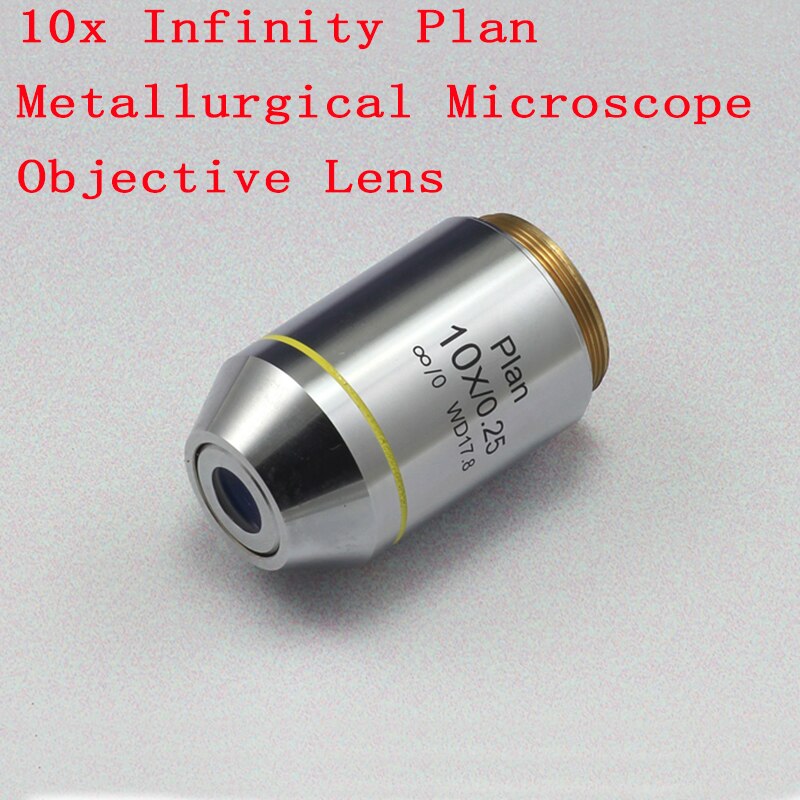 10x Infinity Plan Metallurgical Microscope Objective Lens