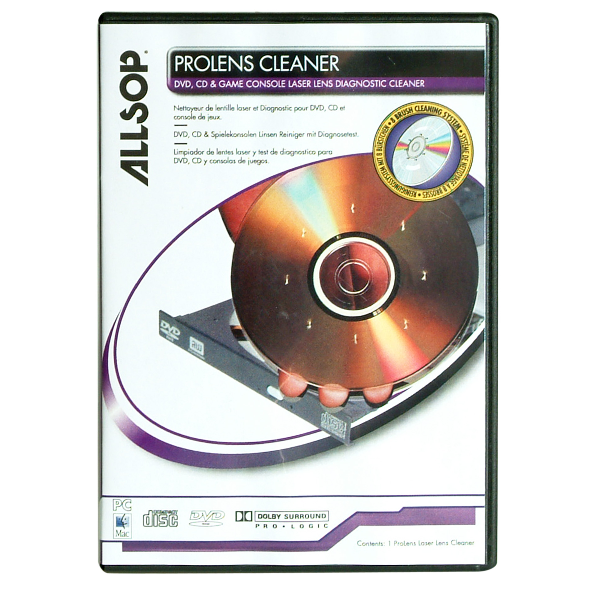 Prolens CD / DVD Laser Lens Cleaner (59147) Allsop