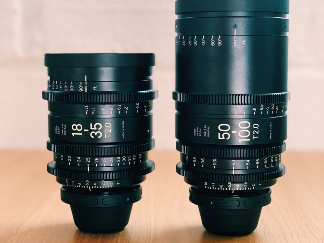 Rent Sigma Cine Zoom Lens Set PL 1835mm + 50100mm in