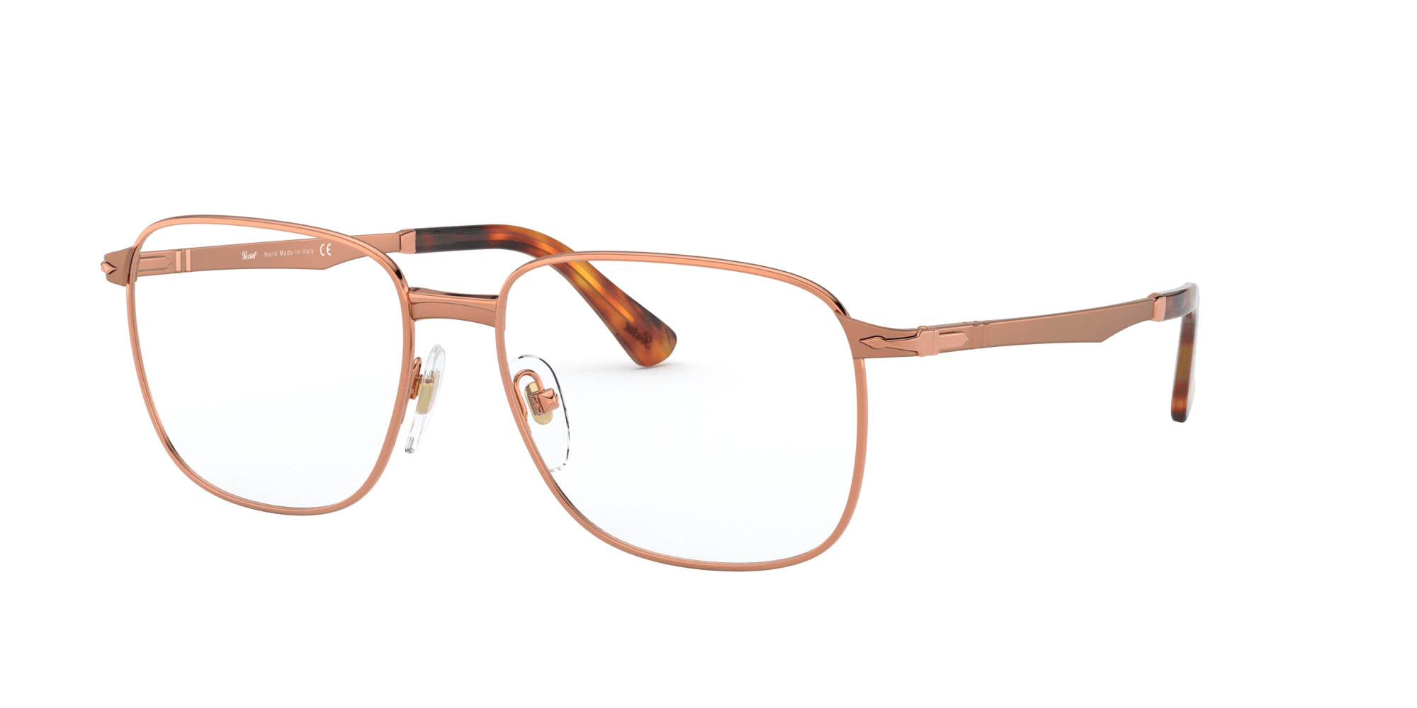 Eyeglasses PO2462V Copper Demo Lens Metal Persol USA