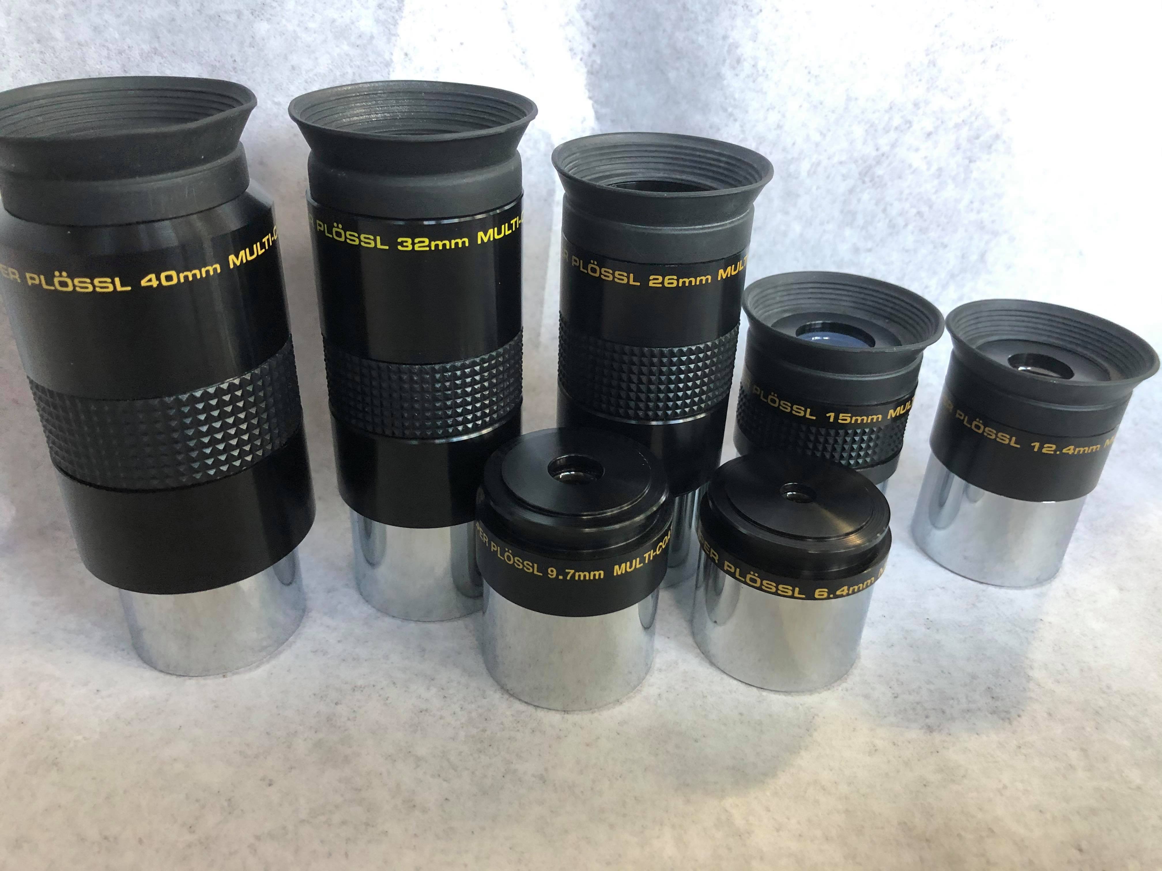 Set of 7 Meade Series 4000 Super Plossl eyepieces Astromart