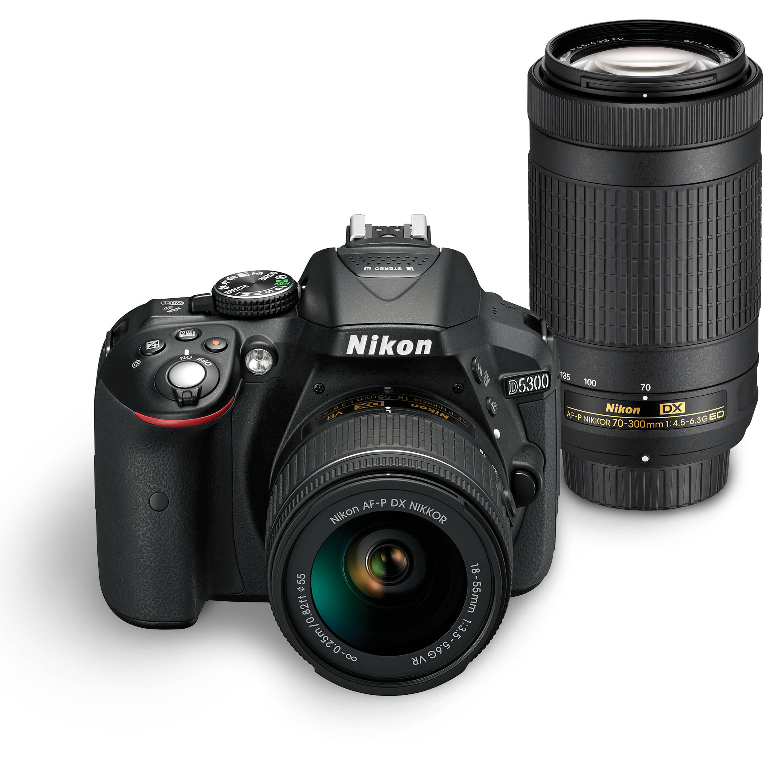 Nikon D5300 DSLR Camera Dual Lens Kit 1579 BH Photo Video