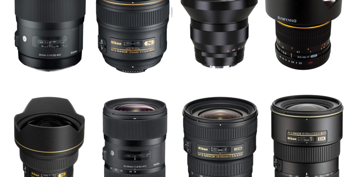 What is the best size for a wideangle lens? Big