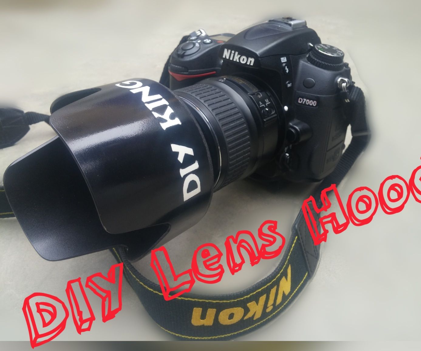 DIY Lens Hood for DSLR Camera 5 Steps (with Pictures
