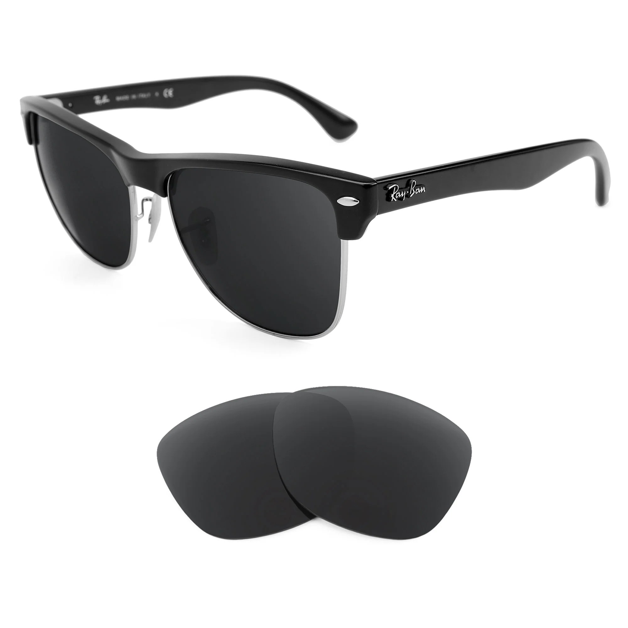 Replacement Lenses for RayBan Clubmaster Oversized RB4175
