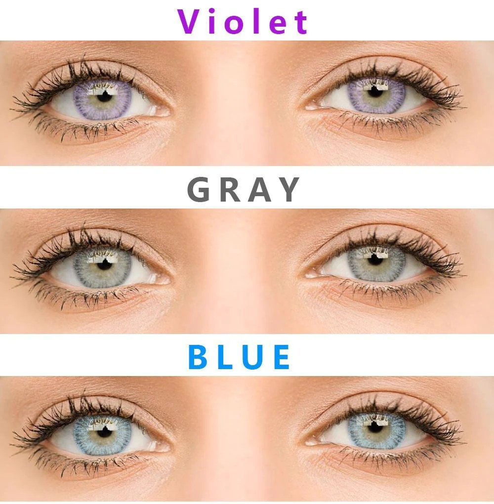 Coloured Lenses Color Contact Lenses (12 Month) (Buy 3 get