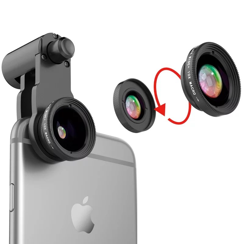 Samsung iPhone Wide Macro Fisheye Angle Lens Universal