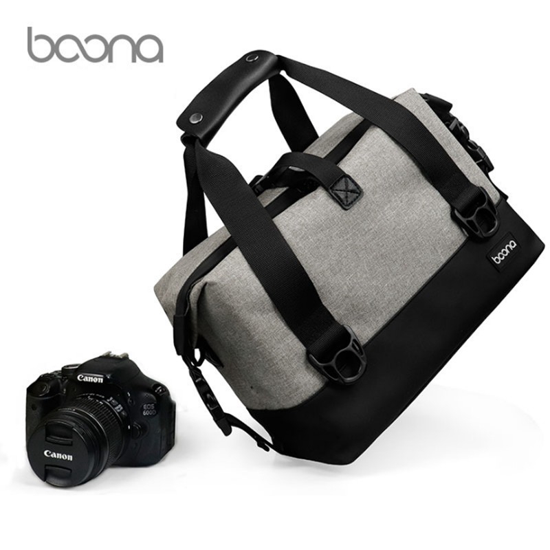 baona Travel Shoulder Camera Bag Waterproof Lens Storage