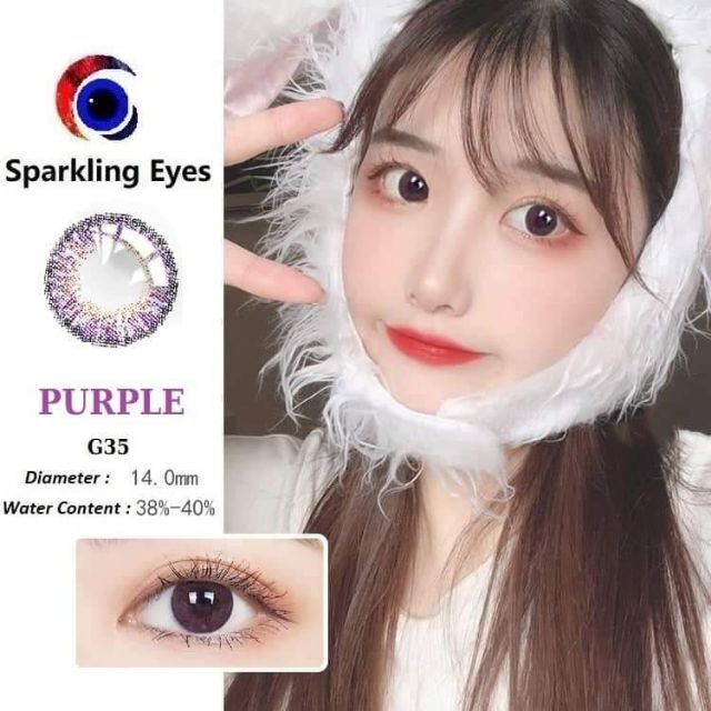 Amethyst 14.mm Contact Lens Lenses 0.Degree (Eyes Lens