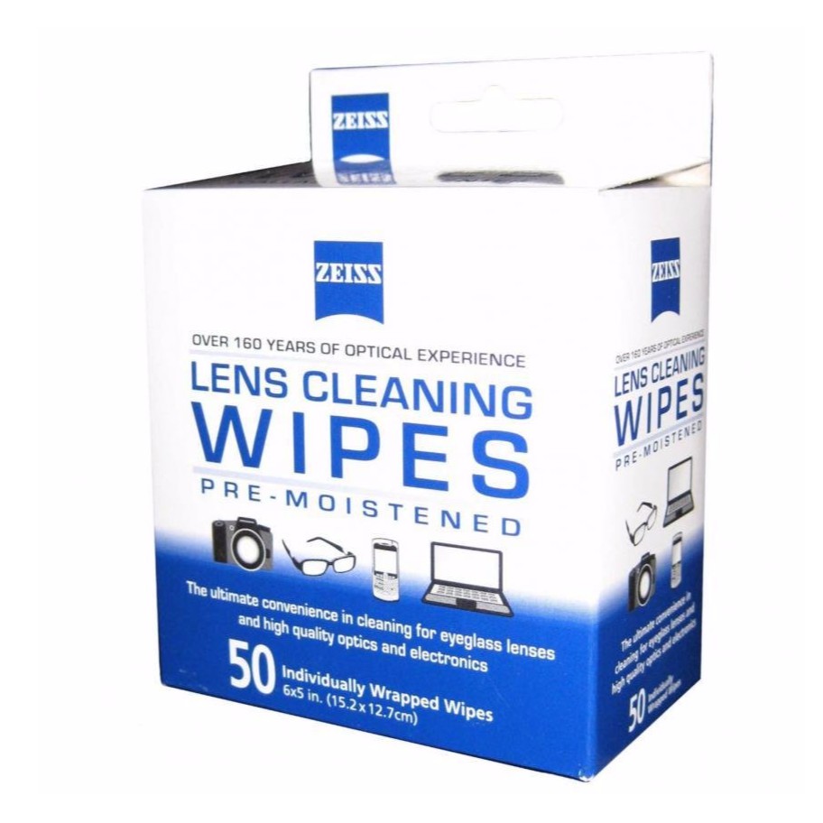 Carl Zeiss Lens Cleaning Wipes PreMoistened 50 pcs