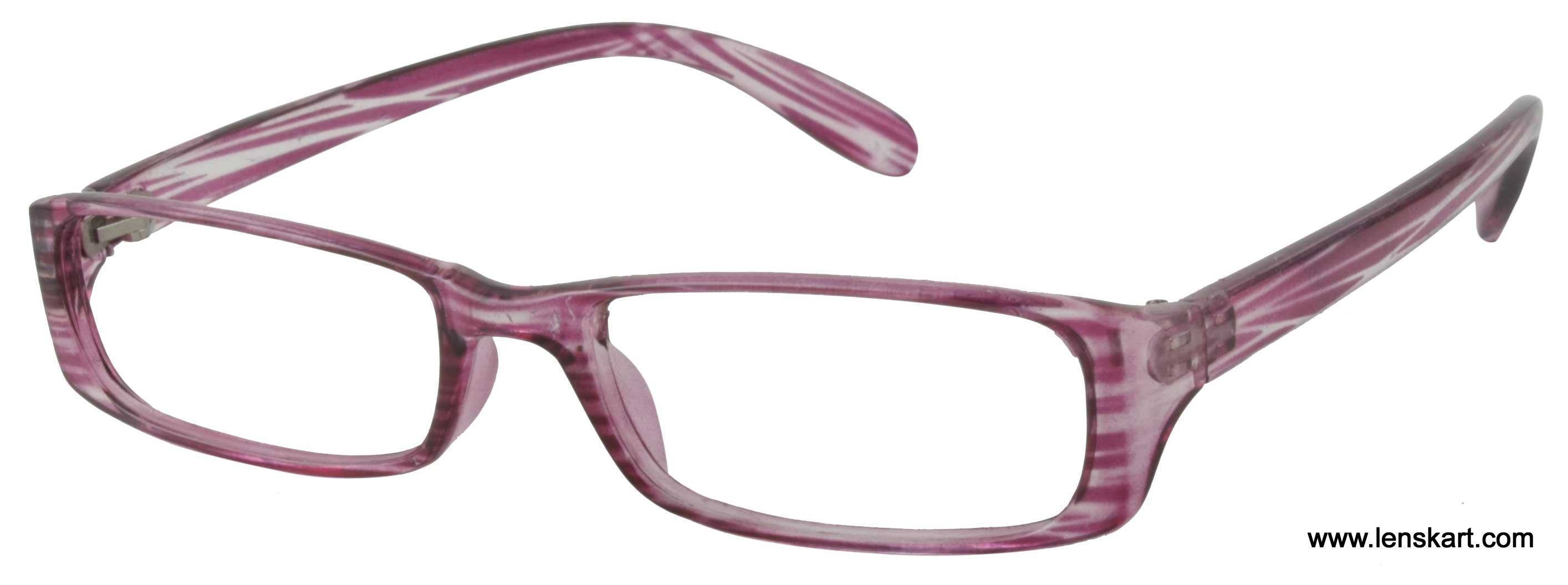 Buy Lenskart Optima A904 Aqua Purple Eyeglasses Rs.399