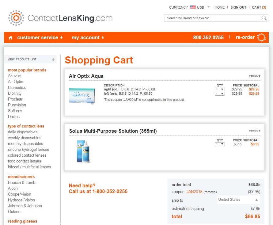 10 Off Contact Lens King Coupon Code 2018 Promo Codes
