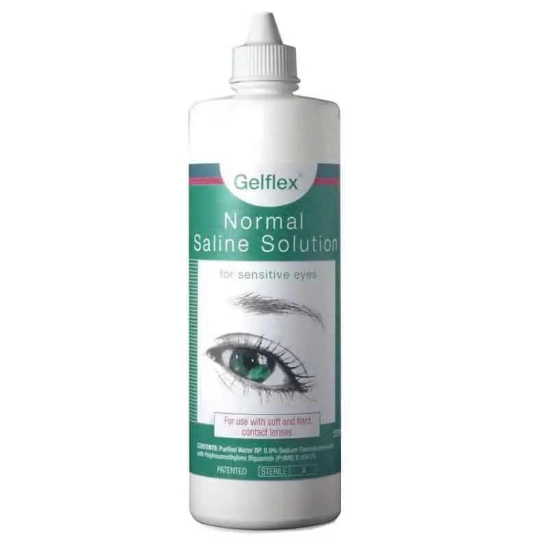 Gelflex Normal Saline Solution 500mL Sterile Contact