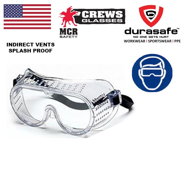 MCR CLV2225R Goggles Direct Clear AntiFog Lens