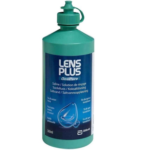 Buy Lens Plus Saline Solution for Contact Lenses from £4