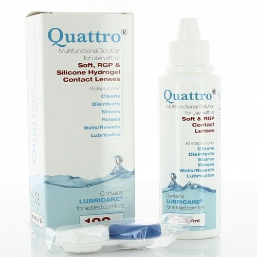 Quattro Contact Lens Cleaning Solution 100ml Eyecare Partners