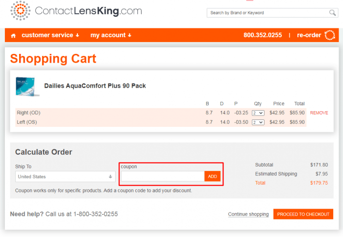 Contact Lens King Promo Code March 2021 Up to 10 OFF