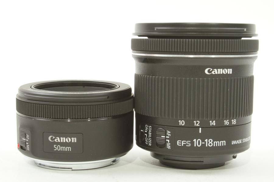 Used Canon Portrait Travel 2 Lens Kit w/ 50mm F/1.8 10