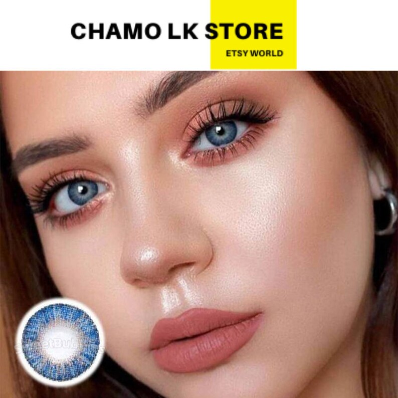 Eye Lens New York Blue Cosmetic contact lenses Colored