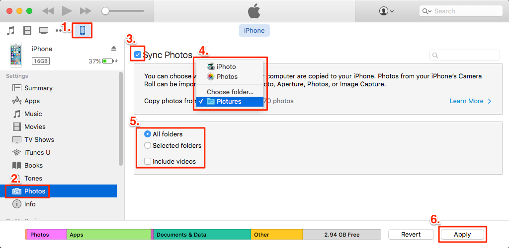 How To Transfer Photos From Iphone To Computer Folder