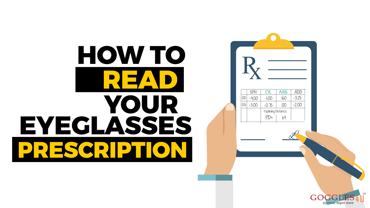 Understand your eyeglasses prescription. Prescription