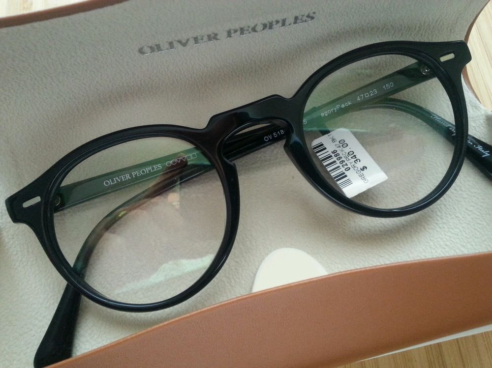 Oliver peoples eyeglasses frames Gtegory Peck 47 black