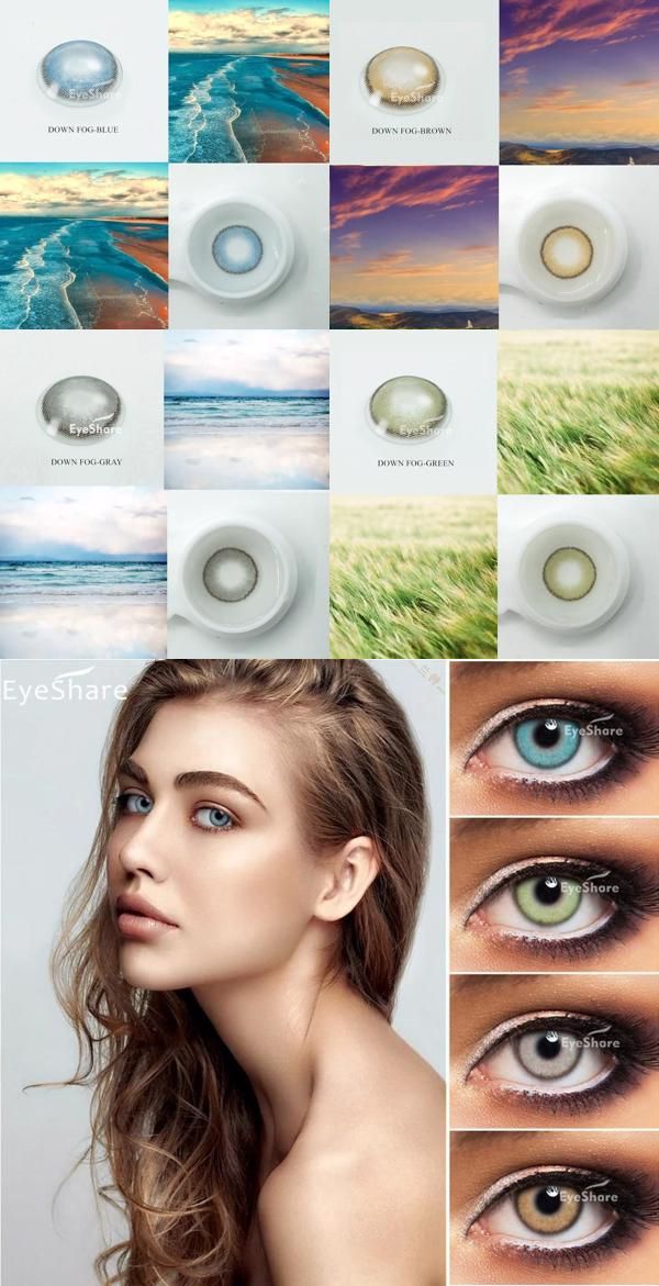 EYESHARE 2pcs/pair Hidrotone Eyes Crystal Natural Color