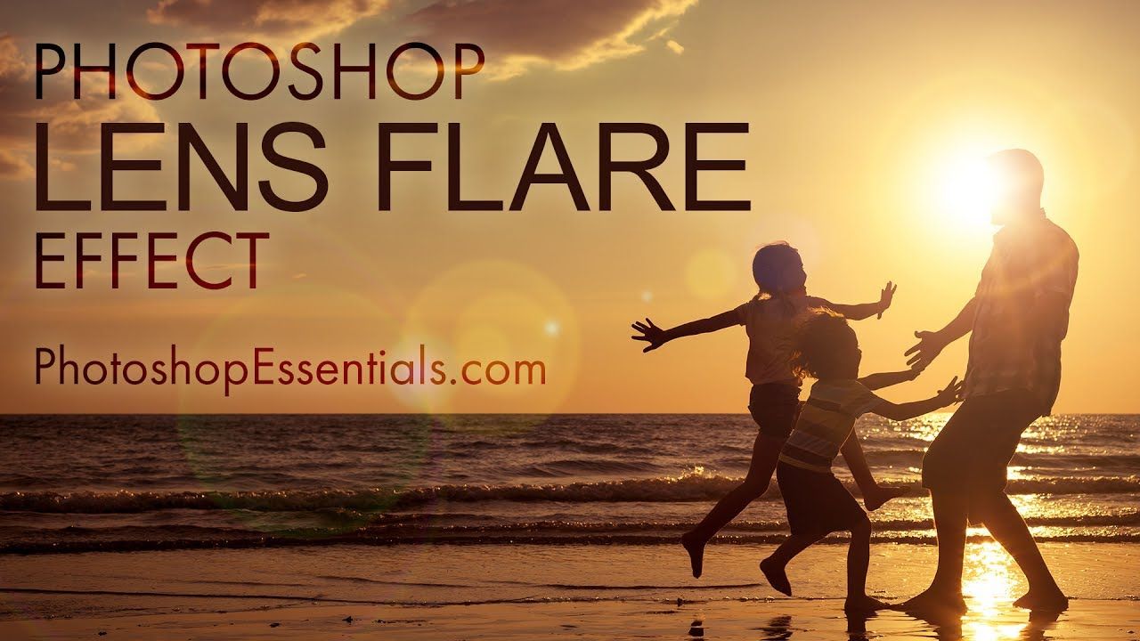 Learn how to easily add lens flare to an image with