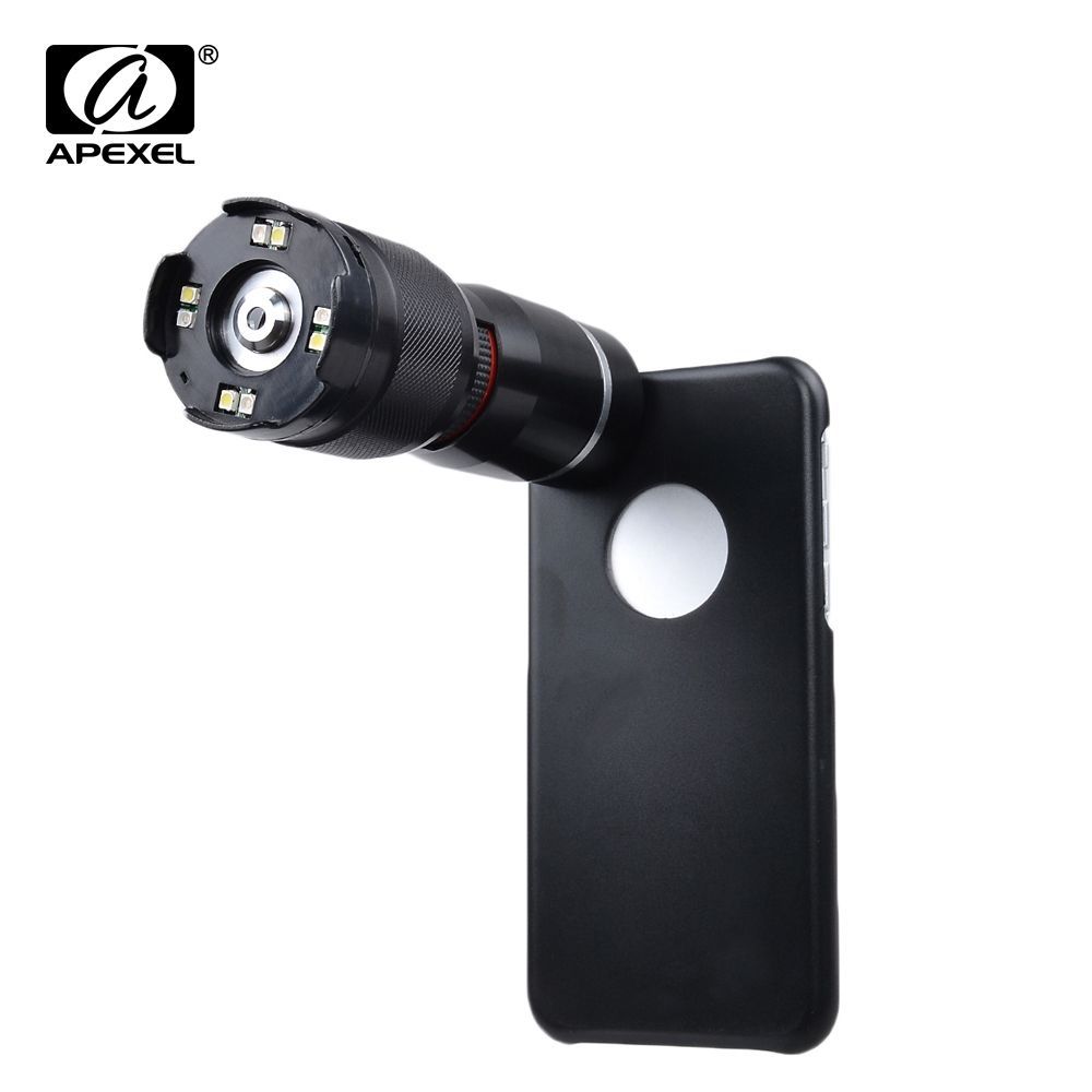 Apexel LED Microscope 400X Zoom Magnifier Micro Mobile