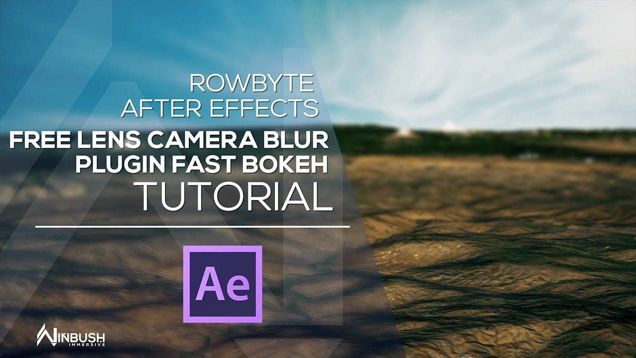 Free camera lens blur plugin FAST BOKEH from Rowbyte for