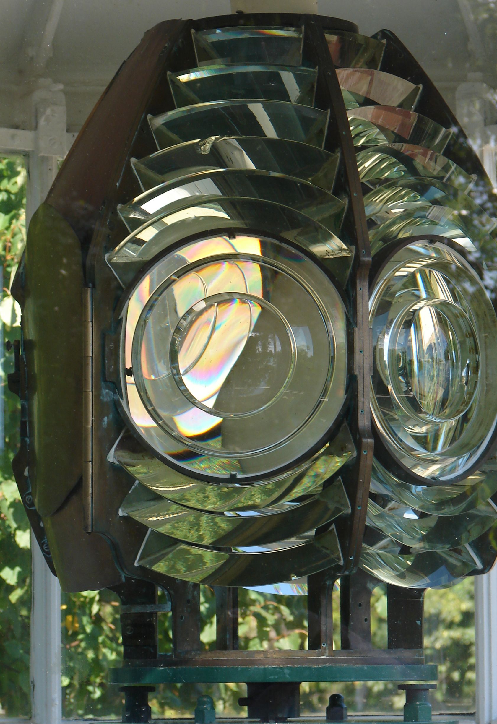 The 4th order Fresnel lens that was in Chatham light from