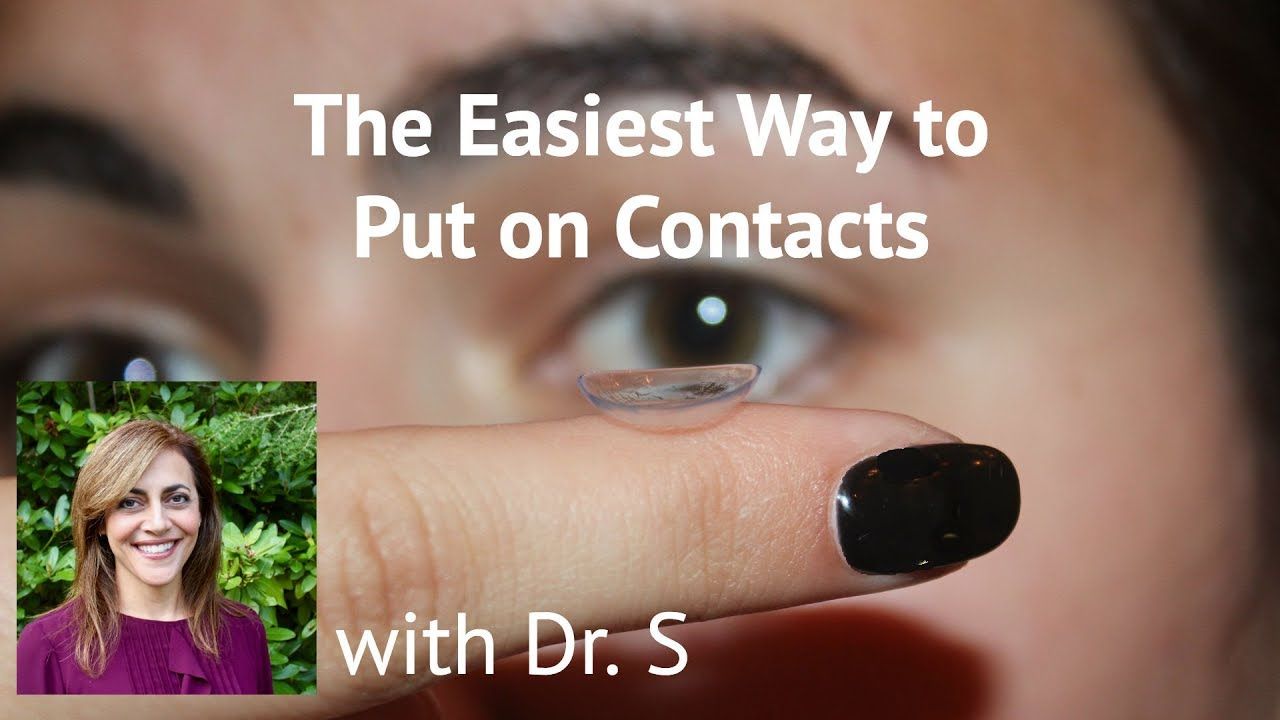 The Easiest Way to Put on Contacts YouTube Contact
