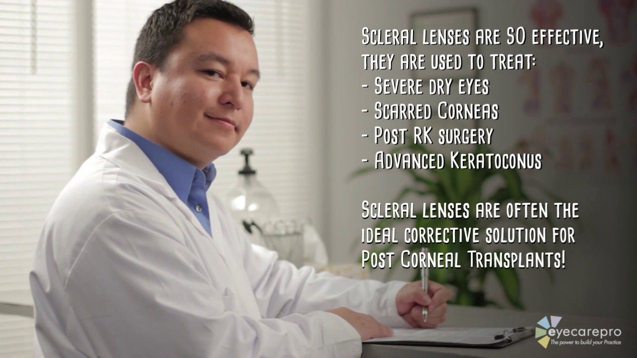 Scleral lenses McCormick Vision Source Severe dry eye
