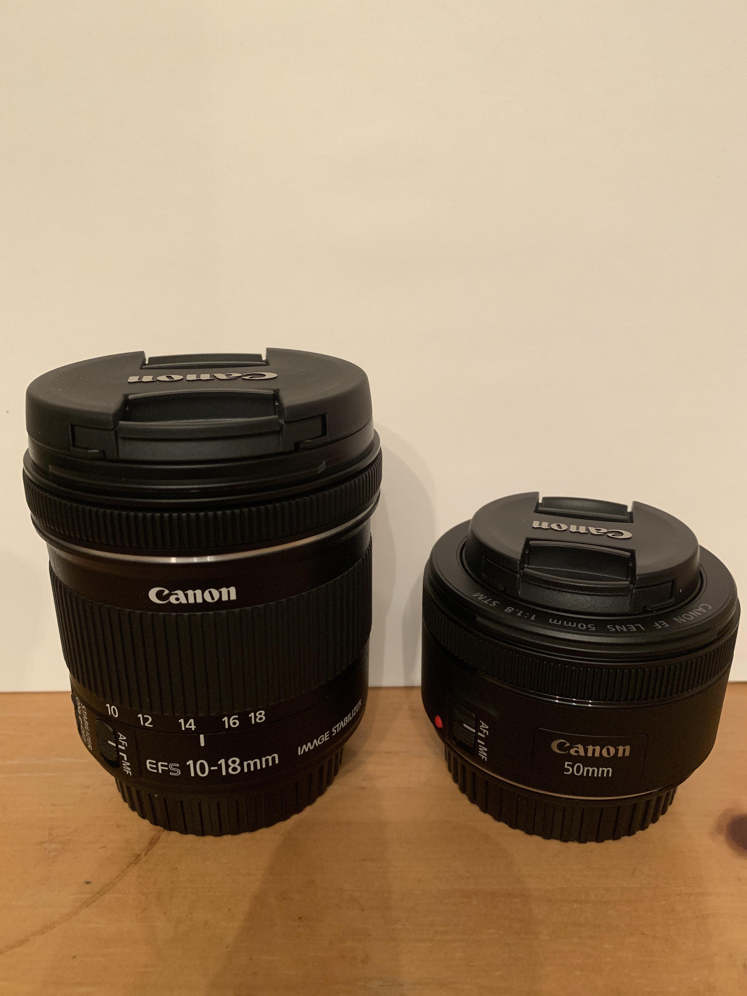 Travel lens kit arrived today! canon