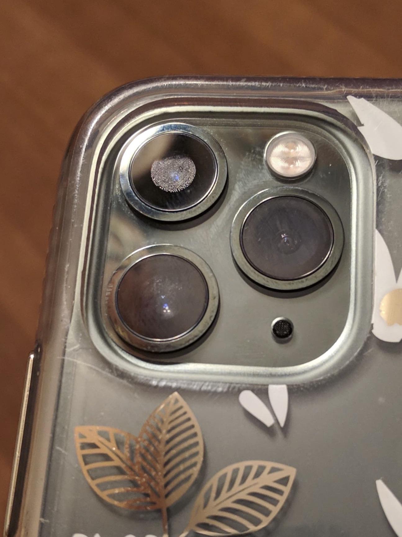 iPhone 11 pro camera has condensation without being