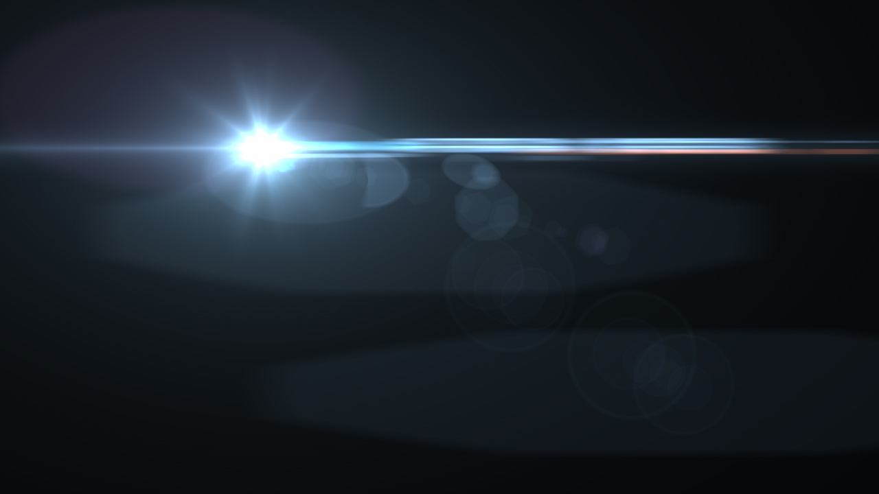Anamorphic lens flare effect to text using only CSS