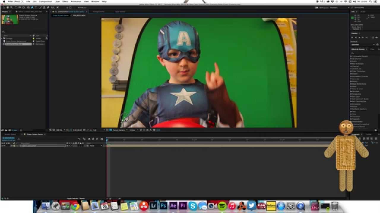 After Effects Getting a Good Green Screen Key. YouTube
