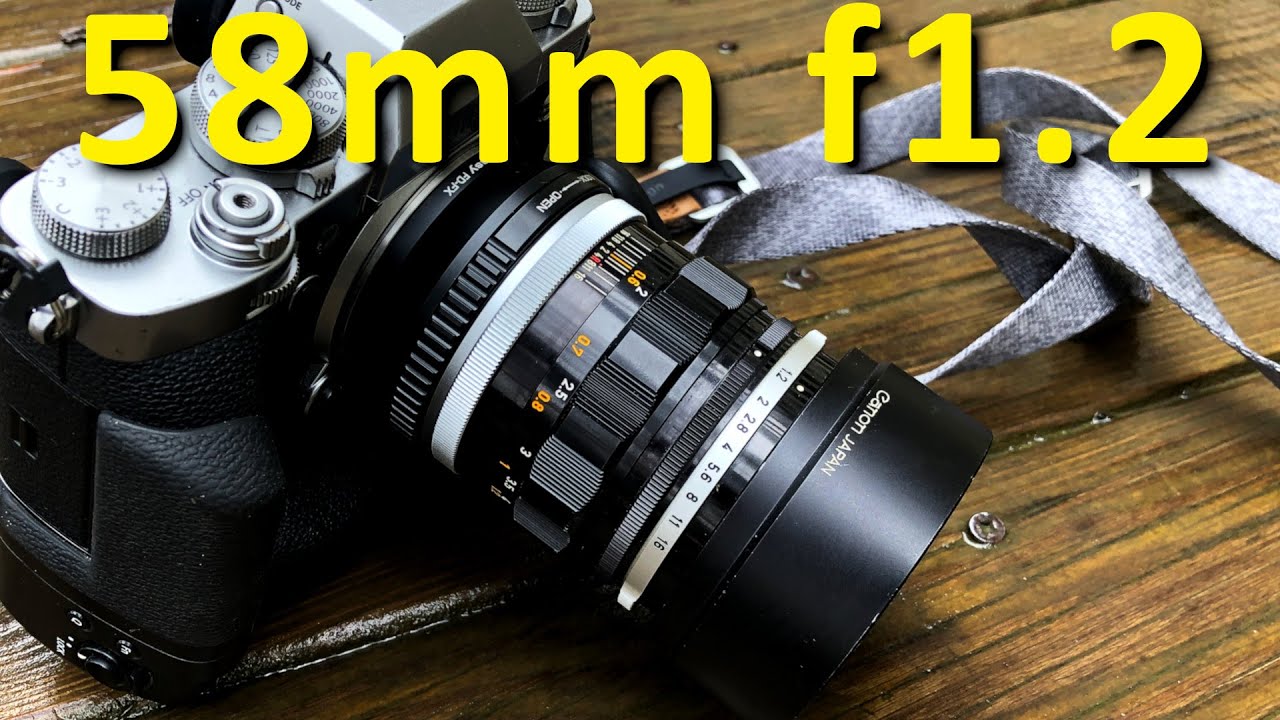 Vintage Lens Review Canon 58mm FL f1.2 Breech Lock on a