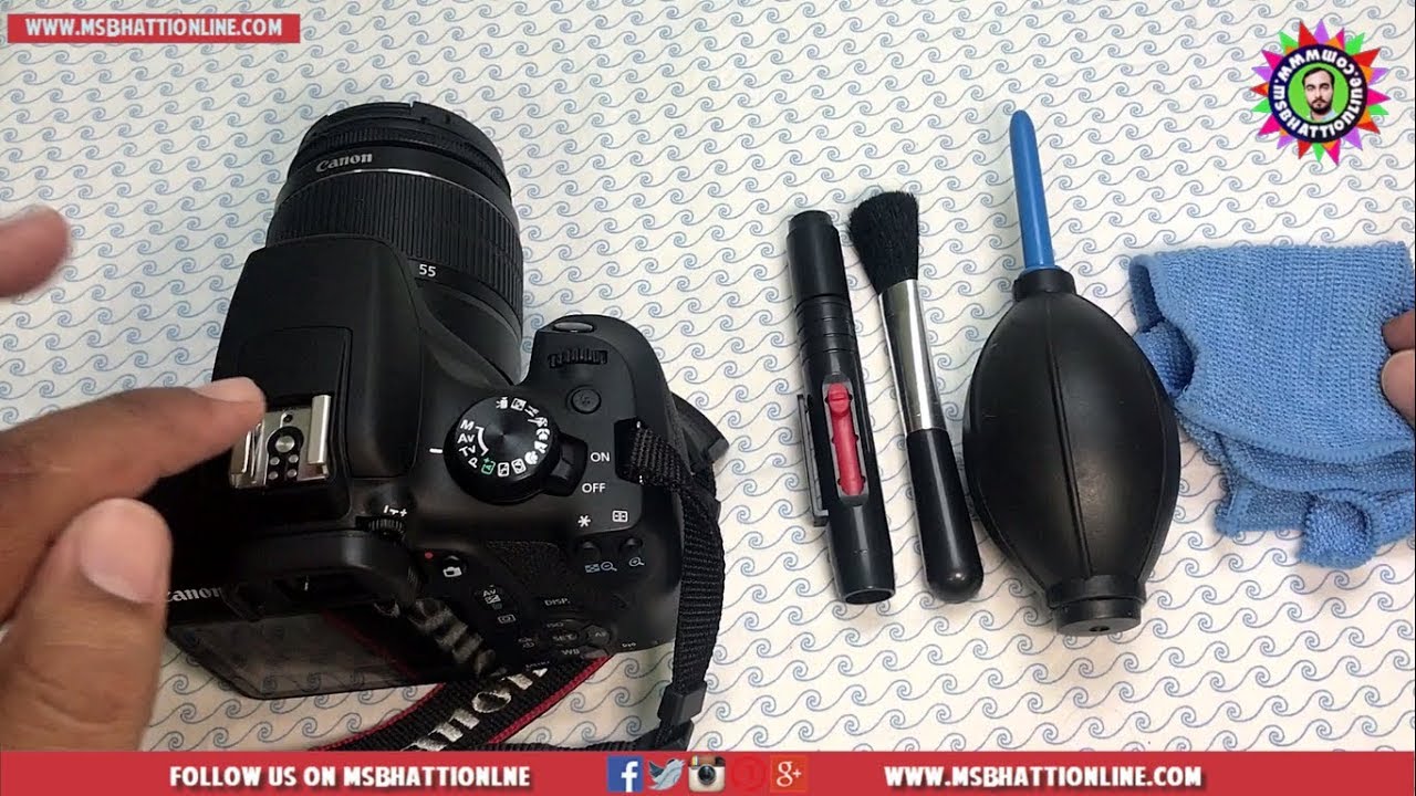 How to Clean DSLR Camera Lens. Sensor and Body Urdu