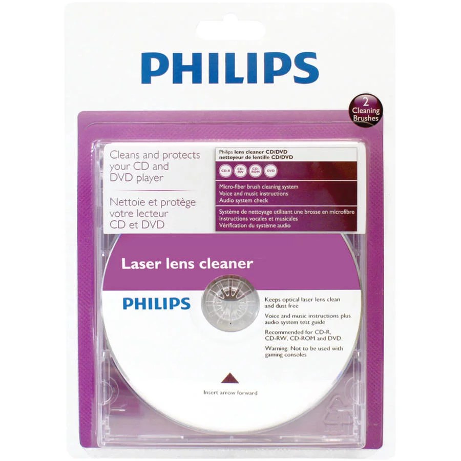 Philips SVC2330/28 CD/DVD Laser Lens Cleaner