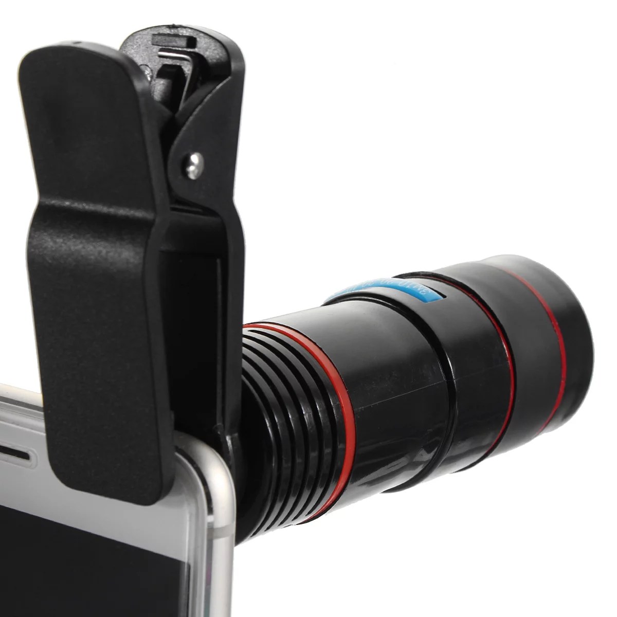 Cell Phone Camera Lens. 12X Zoom Telephoto Lens. Aluminum